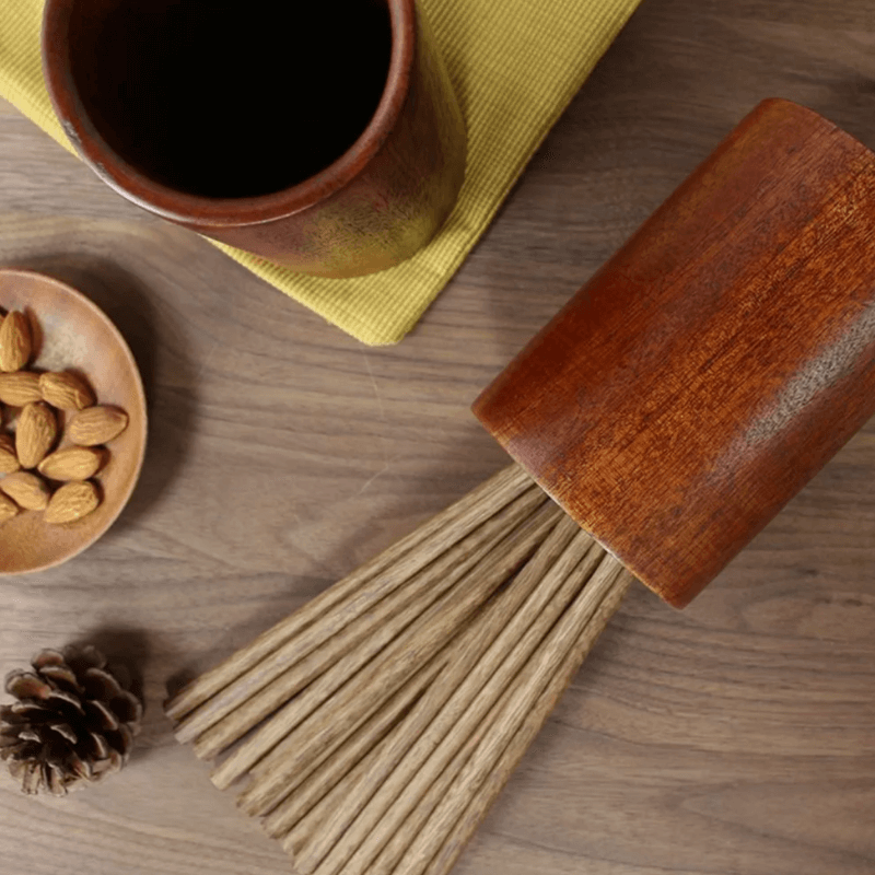 Velmora & Co. TeakWood™ Utensil Holder